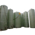 frp fiberglass grp tanque de almacenamiento de ácido sulfúrico nítrico horizontal vertical con volumen personalizado